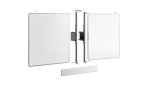 Whiteboardset Vogel's RISE WBS75M verrijdbaar 75