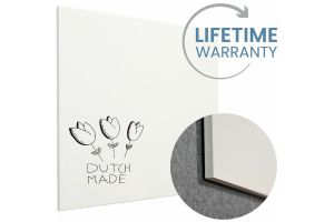 SmitVisual Sharp whiteboard - geëmailleerd staal - 118x238 - diverse kleuren
