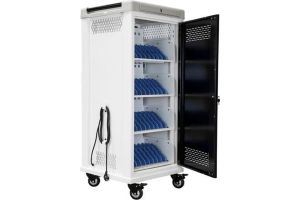 Laptopkar 36 tablets/laptops - Safecart36 (Met antibacterieel UV-C licht)