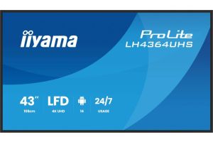 Display iiyama LH4364UHS 24/7 4K Ultra HD 43”