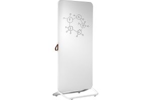 SmitVisual Mobile dubbelzijdig whiteboard 89 x 192 cm - Wit