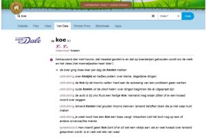 Onlineklas portal module: Van Dale (scholen tot 300 leerlingen) 1 jaar licentie