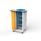 Zioxi Gripcase iPad oplaadkar met codeslot en Masterkey