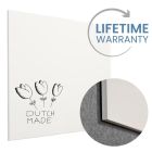 SmitVisual Sharp whiteboard - geëmailleerd staal - 88x118 - diverse kleuren